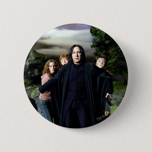Badge Rond 5 Cm Hermoine de Snape Ron Harry (Devant)