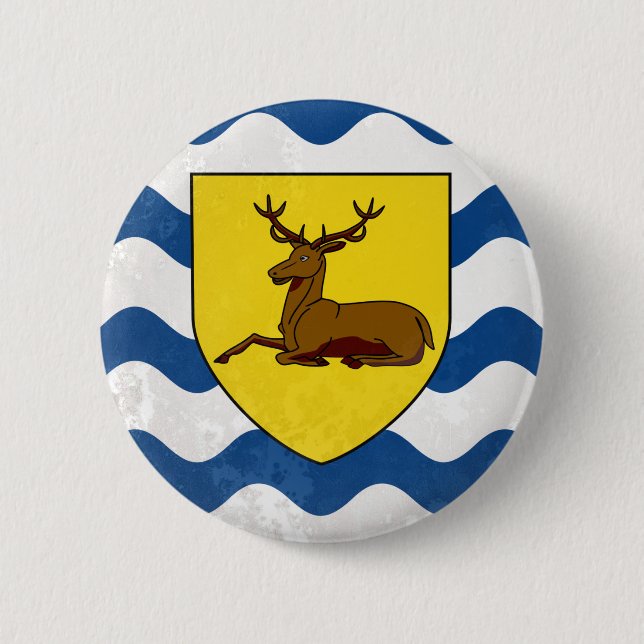Badge Rond 5 Cm Hertfordshire (Devant)