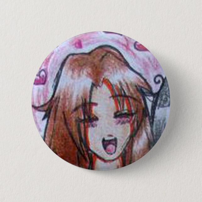 Badge Rond 5 Cm Hetalia GenderBend- femItaly (Devant)