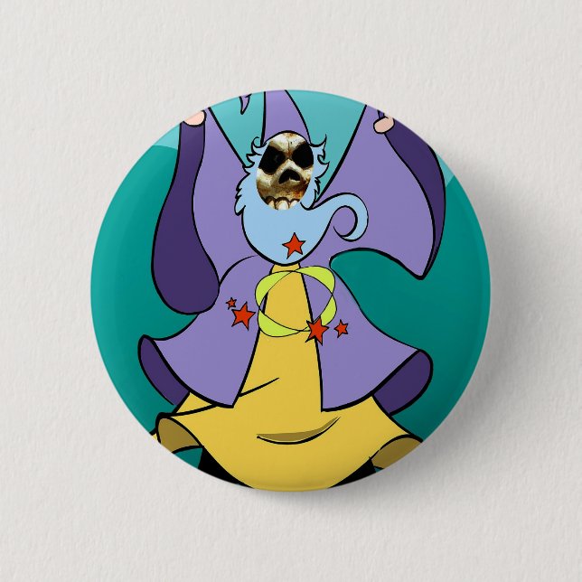 Badge Rond 5 Cm Heure de la partie_ (Devant)