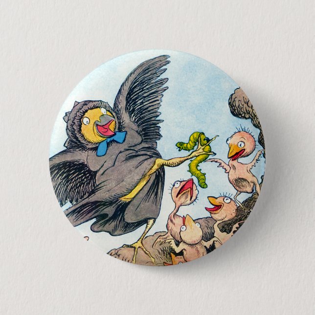 Badge Rond 5 Cm Heure du repas (Devant)