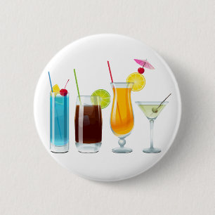 Badge Rond 5 Cm Heure heureuse