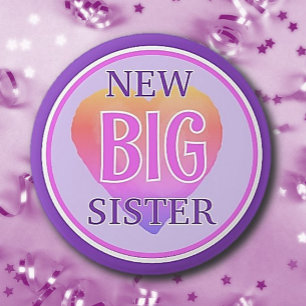 Badge Rond 5 Cm Heures spéciales ! Bouton Big Sister