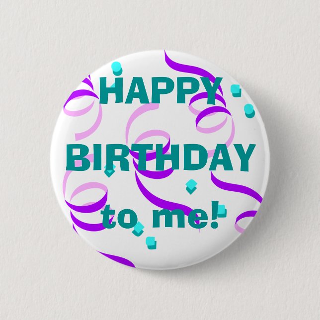 Badge Rond 5 Cm Heureux ! (Devant)