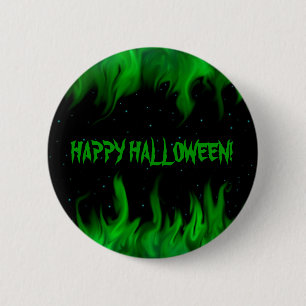 BADGE ROND 5 CM HEUREUX HALLOWEEN !
