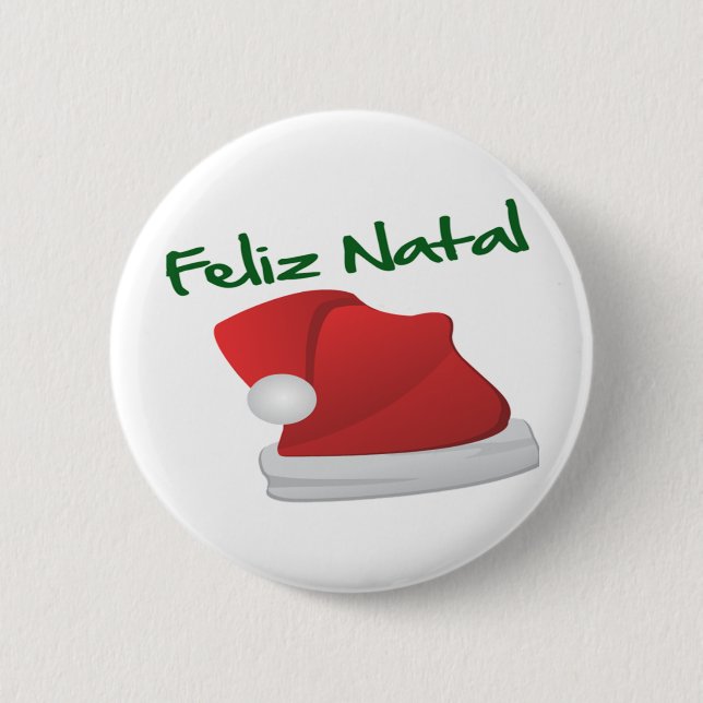 Badge Rond 5 Cm Heureux Noël (Devant)