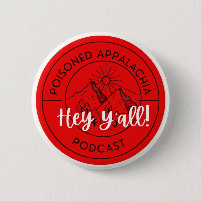 Badge Rond 5 Cm Hey Y'all button (Devant)