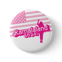 "Hi Kamala" - Bouton rond (pas de slogan)