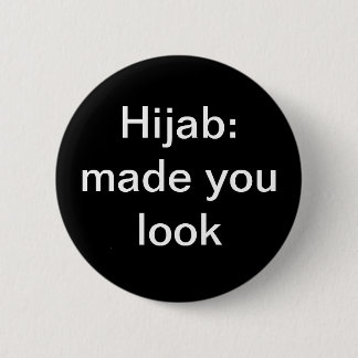 Badge Rond 5 Cm Hijab : Bouton "Fabriqué"