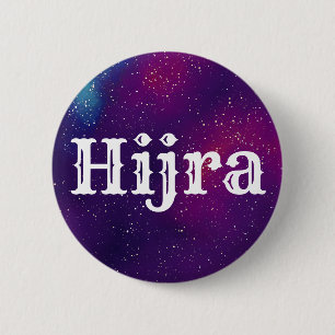 Badge Rond 5 Cm Hijra personnalisable identité Galaxy