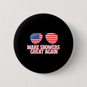 Badge Rond 5 Cm Hilarious Trump America 2025 Drôle Douches Ap