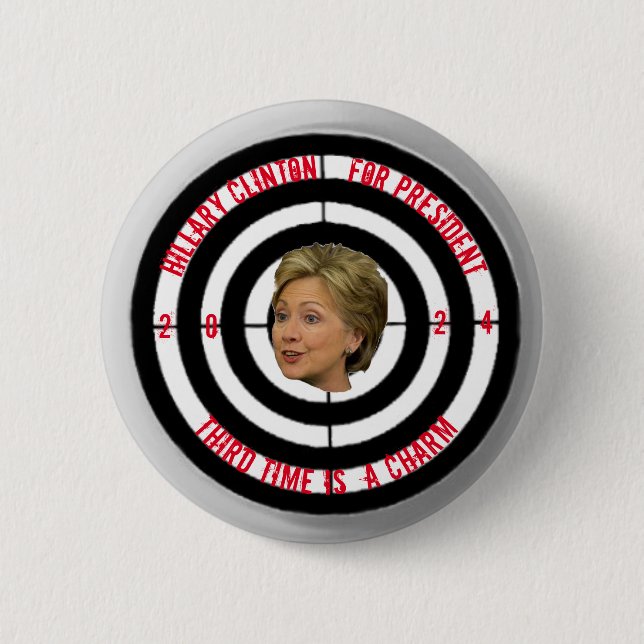 Badge Rond 5 Cm Hillary 2024 (Devant)