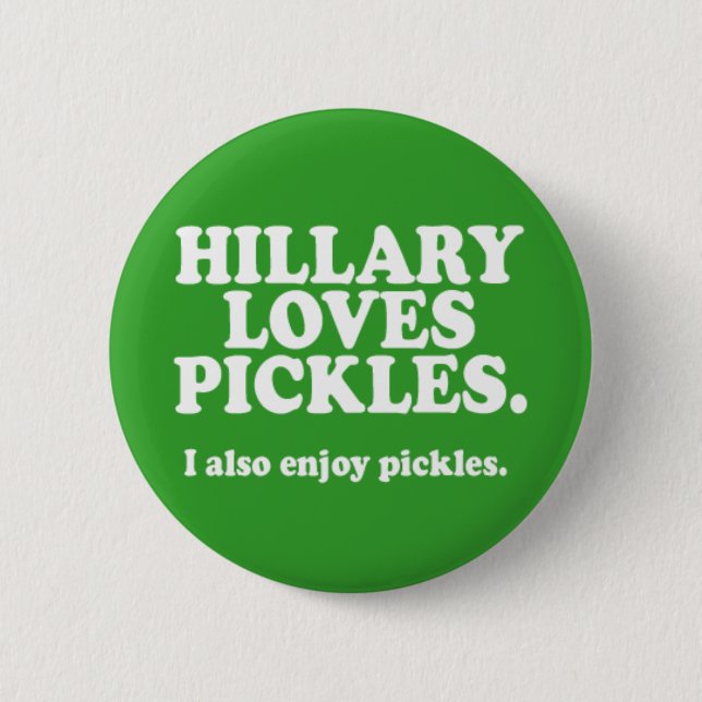 Badge Rond 5 Cm Hillary aime Pickes V2 (Devant)