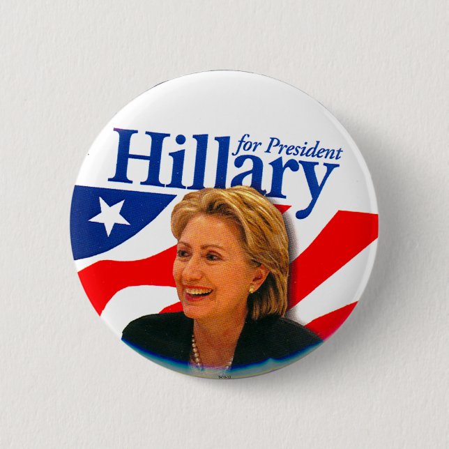 Badge Rond 5 Cm Hillary - bouton (Devant)