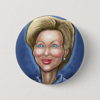 Badge Rond 5 Cm Hillary Clinton
