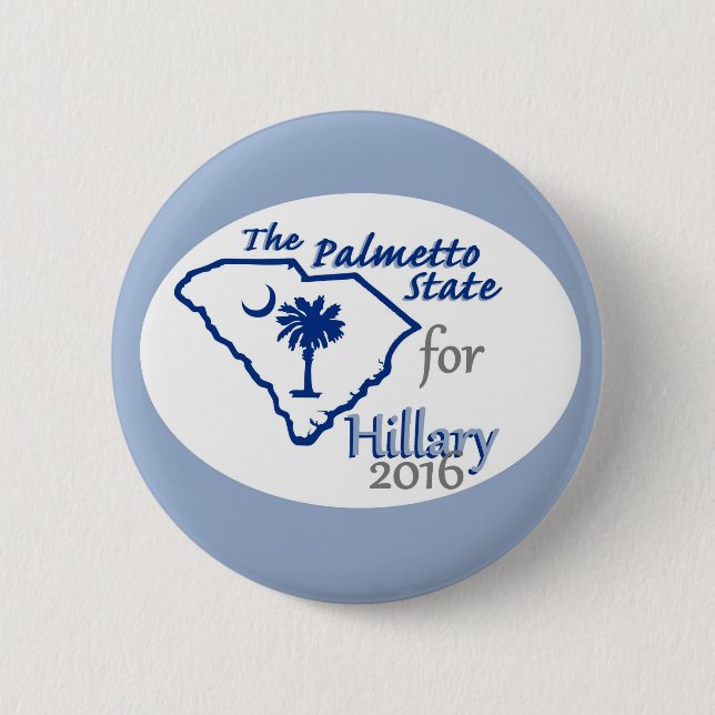 Badge Rond 5 Cm Hillary Clinton 2016 (Devant)