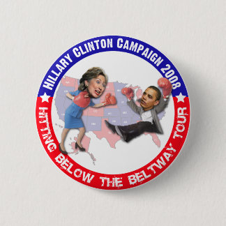 Badge Rond 5 Cm Hillary frappant au-dessous du bouton de