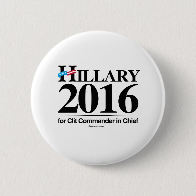 Badge Rond 5 Cm Hillary pour le commandant allumé par C (Devant)