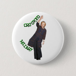 Badge Rond 5 Cm Hillary tordue