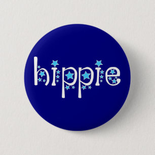 BADGE ROND 5 CM HIPPIE