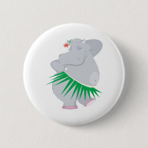 Badge Rond 5 Cm hippo hula