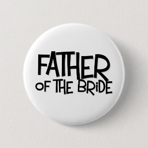 Badge Rond 5 Cm Hipster Father Bride T Lite