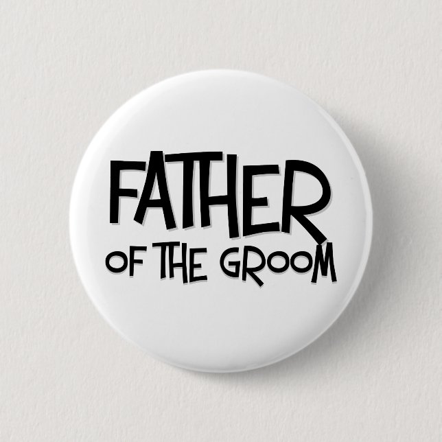 Badge Rond 5 Cm Hipster père de la chambre (Devant)