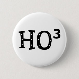 Badge Rond 5 Cm Ho à la 3ème puissance