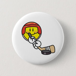 Badge Rond 5 Cm Hockey