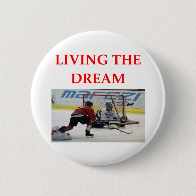 Badge Rond 5 Cm hockey (Devant)