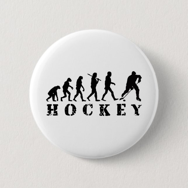 Badge Rond 5 Cm Hockey (Devant)