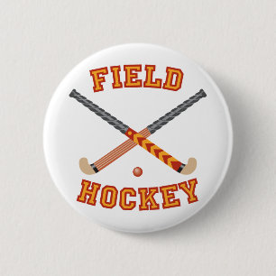 Badge Rond 5 Cm Hockey de champ