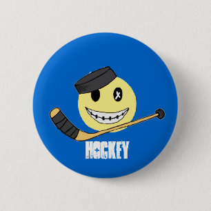 BADGE ROND 5 CM HOCKEY HEUREUX