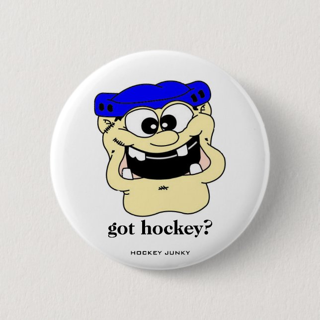 Badge Rond 5 Cm hockey obtenu ? (Devant)