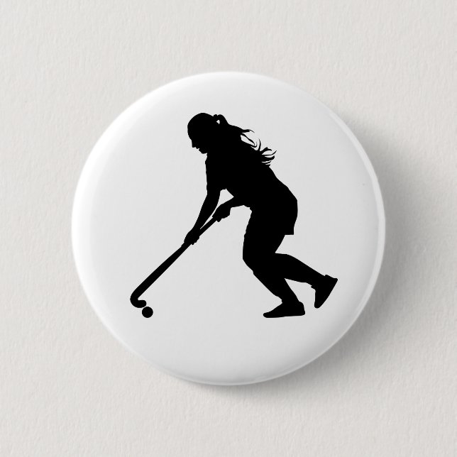 Badge Rond 5 Cm Hockey sur gazon (Devant)