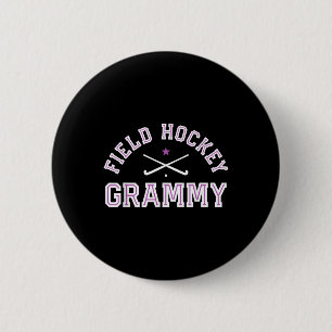 Badge Rond 5 Cm Hockey sur gazon Grammy Fière grand-mère Sports Gr