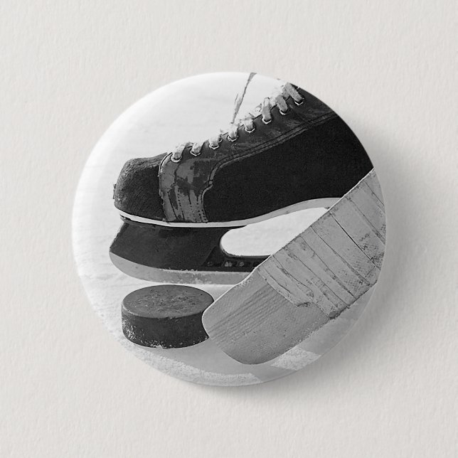 Badge Rond 5 Cm Hockey sur glace (Devant)