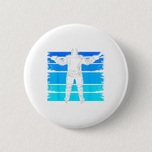 Badge Rond 5 Cm Hockey sur glace garçons numéro 12 12e anniversair