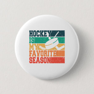 Badge Rond 5 Cm Hockey sur glace pour hommes femmes enfants le hoc