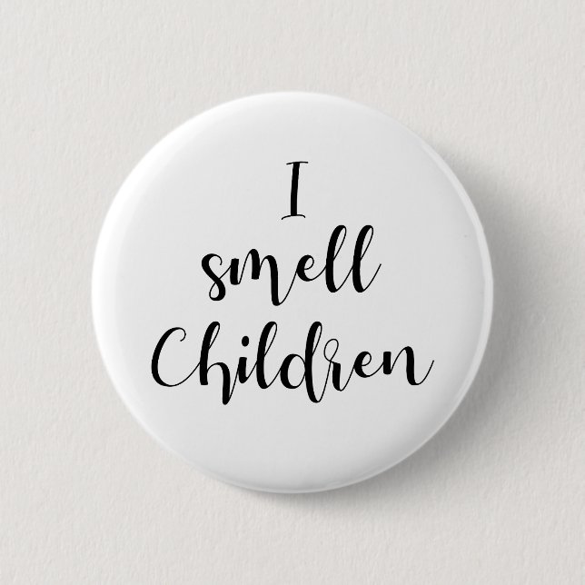 Badge Rond 5 Cm Hocus pocus citation Je sens les enfants (Devant)