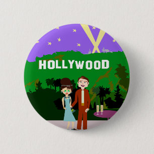 Badge Rond 5 Cm Hollywood Romance