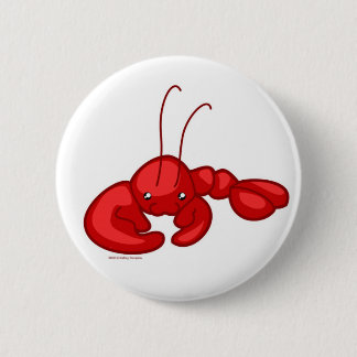 Badge Rond 5 Cm Homard
