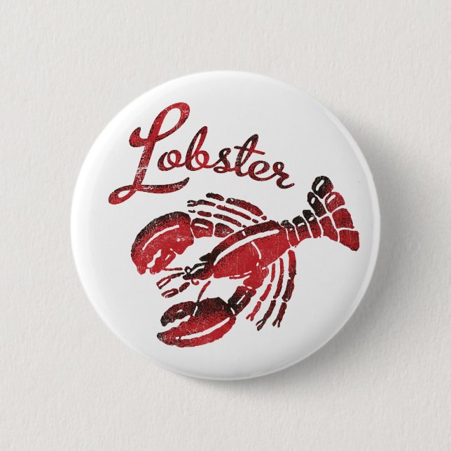Badge Rond 5 Cm Homard n'importe qui ? (Devant)