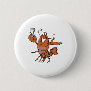 Badge Rond 5 Cm homard torréfié