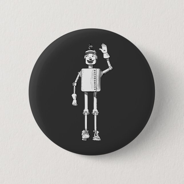 Badge Rond 5 Cm Homme de bidon (Devant)