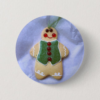 Badge Rond 5 Cm Homme de pain d'épices