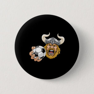 Badge Rond 5 Cm Homme de personnage de dessin animé de soccer Viki