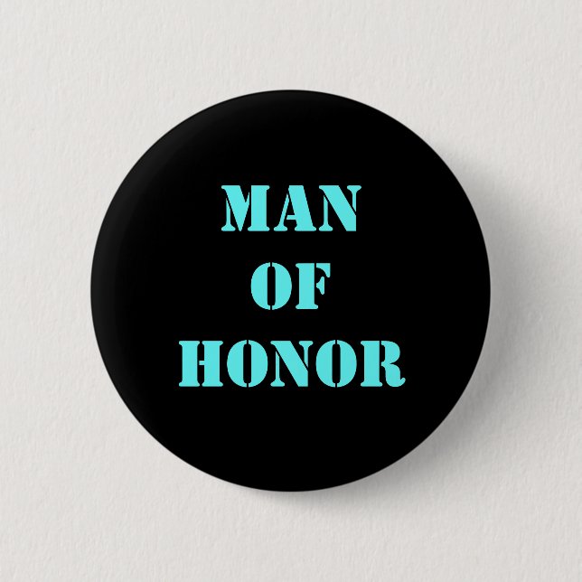 Badge Rond 5 Cm Homme d'honneur (Devant)