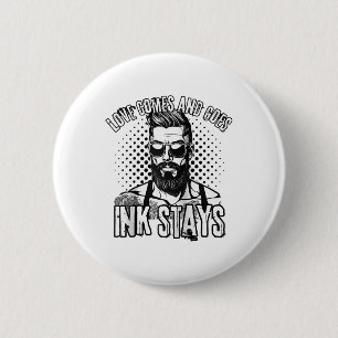 Badge Rond 5 Cm Hommes célibataires tatoués pour la Saint-Valentin