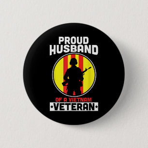 Badge Rond 5 Cm Hommes Fier Mari D'Un Vétérinaire Viêt Nam América